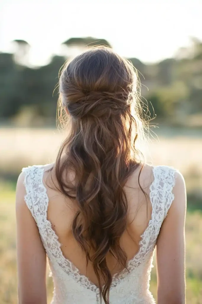 Romantic Half-Up, Half-Down