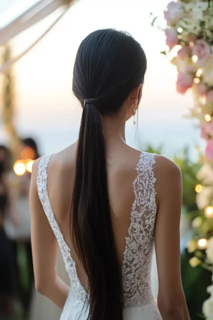 Sleek Low Ponytail