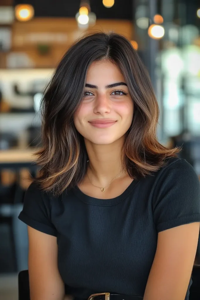 Shoulder-Length Cut with Face-Framing Layers