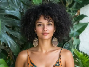 Girl with 3b hair curls