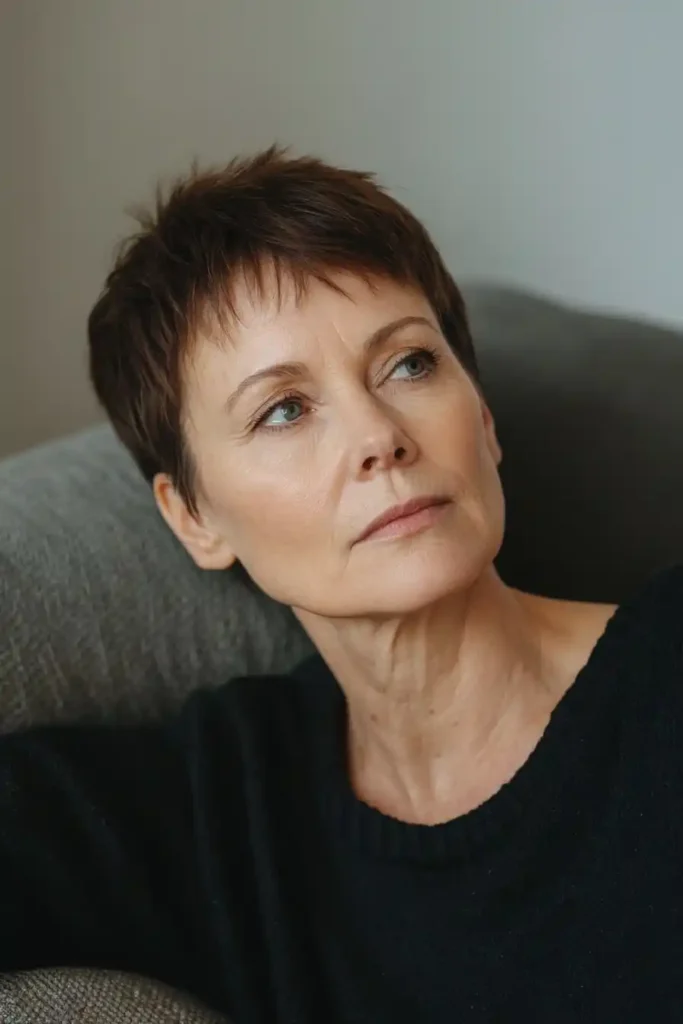 Classic Pixie Cut for women over 50
