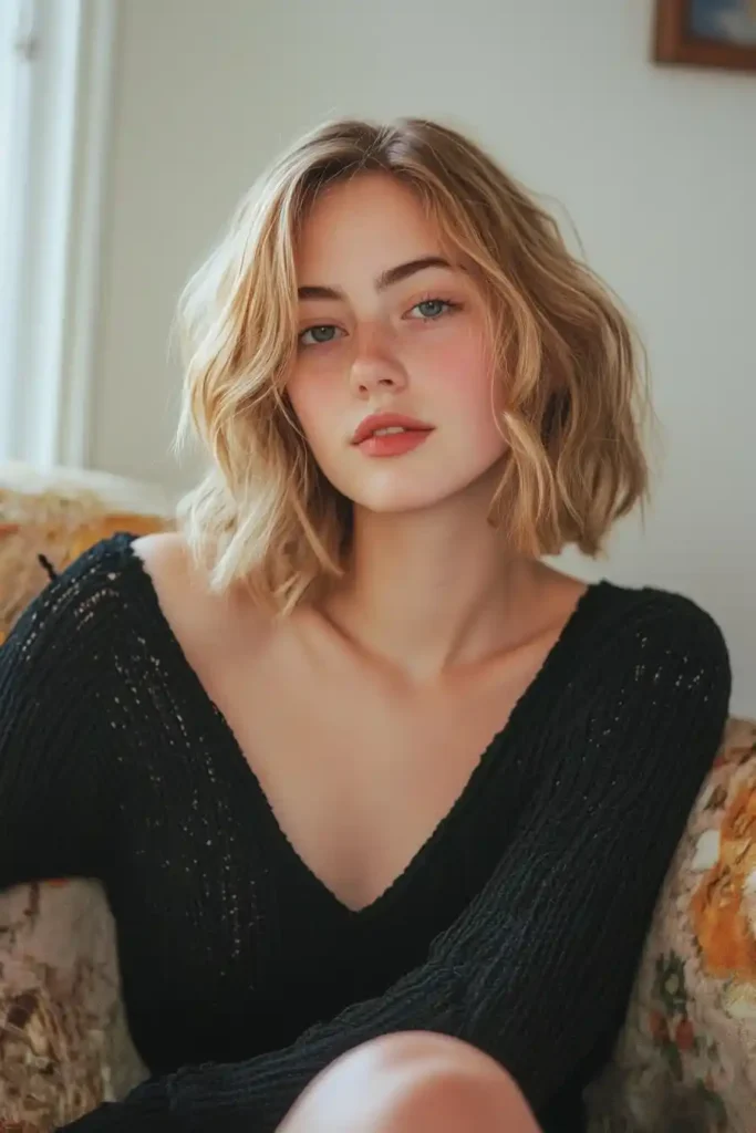 Textured Wavy Bob