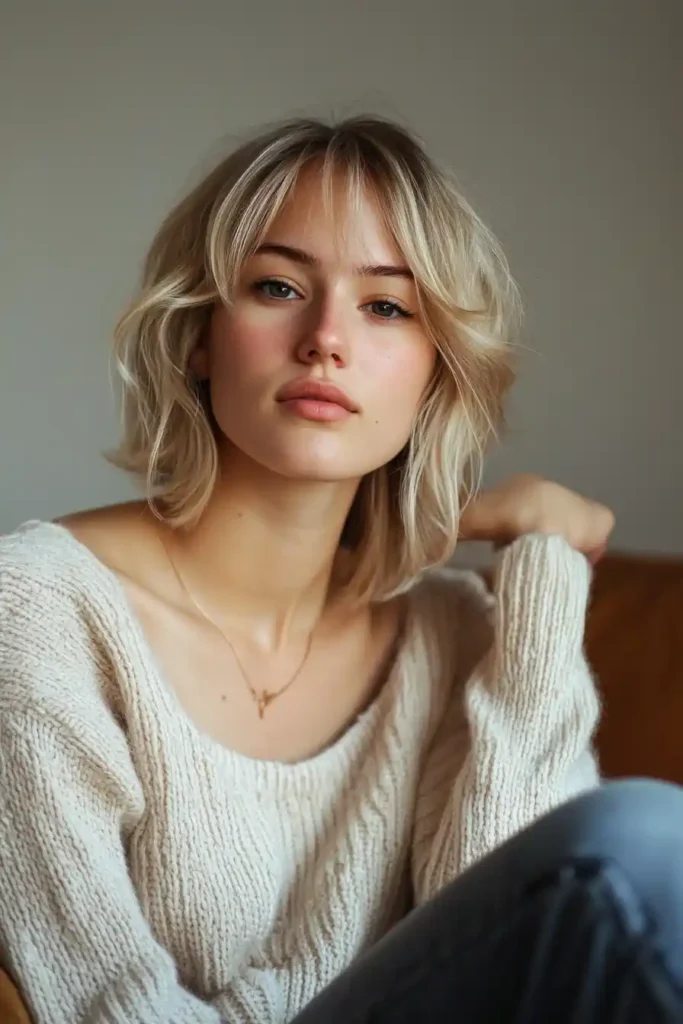 Textured Wavy Bob