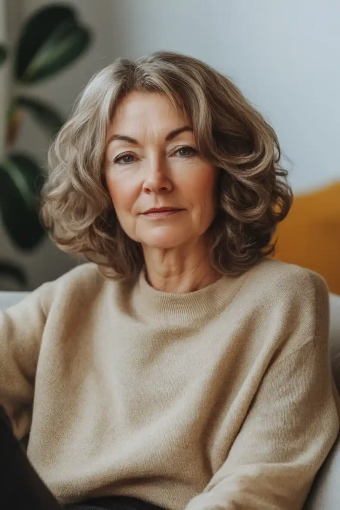 The Soft Curly Bob