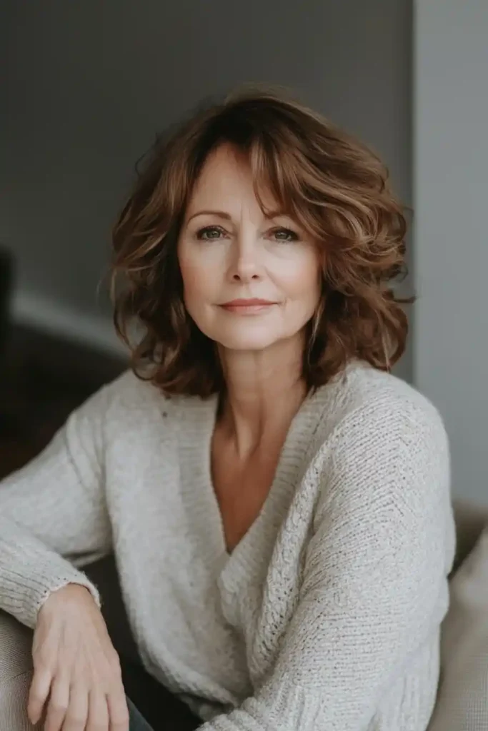 The Soft Curly Bob